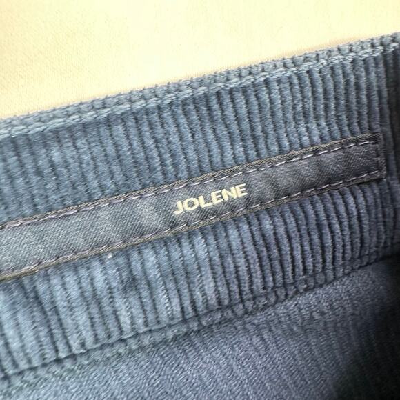 Citizens of Humanity Jeans Womens 32 Blue Jolene Corduroy Bluebird Vintage Slim - Picture 6 of 16